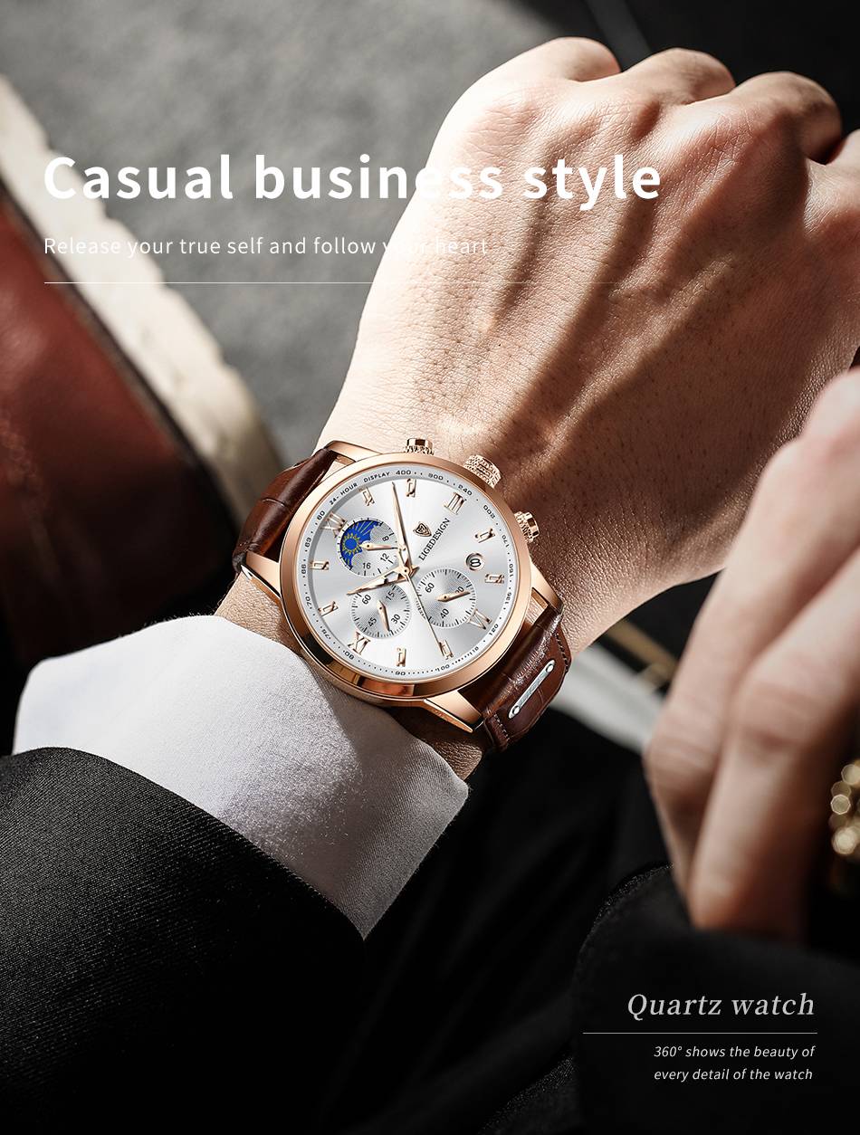 LIGE Men Watch Luxury Leather Waterproof Sport Quartz Wristwatch Chronograph Military Watch for Men Relogio Masculino Men‘s Gift LIGE Men Watch Luxury Leather Waterproof Sport Quartz Wristwatch Chronograph Military Watch for Men Relogio Masculino Men‘s Gift