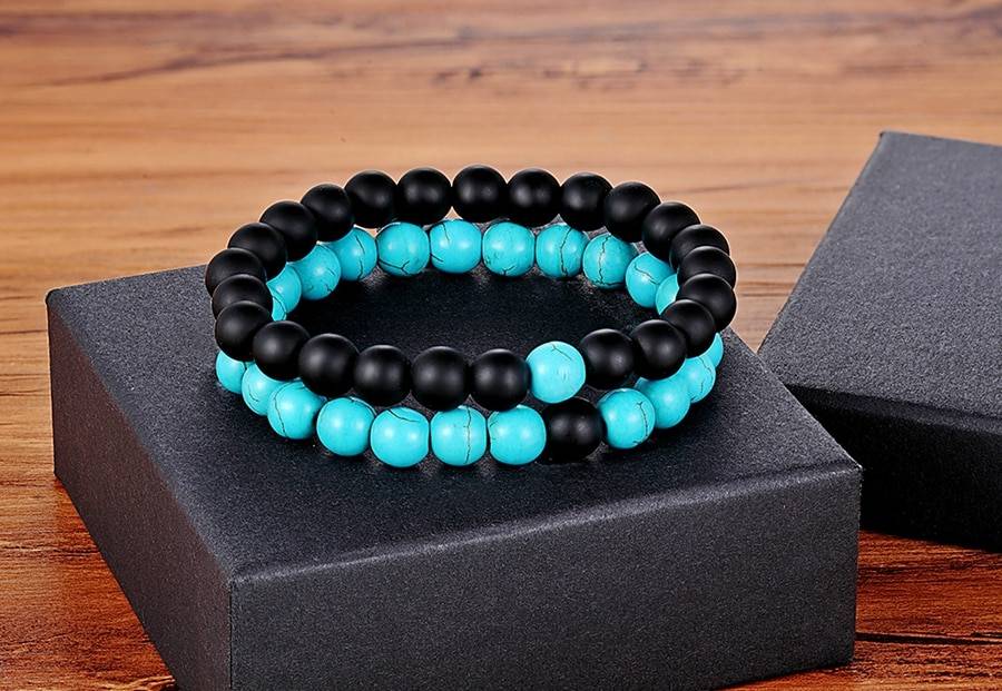 Hot 2pcs/set 7 Style Couples Distance Bracelet Natural Stone Yoga Beaded Bracelet for Men Women Friend Gift Charm Strand Jewelry Hot 2pcs/set 7 Style Couples Distance Bracelet Natural Stone Yoga Beaded Bracelet for Men Women Friend Gift Charm Strand Jewelry