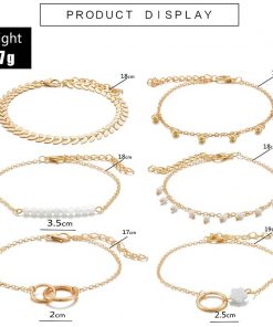 Tocona Bohemian Gold Tassel Bracelets for Women Bracelets For Women