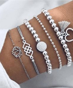 2020 Bohemian Bracelets & Bangles Set Vintage Bead Bracelets For Women 