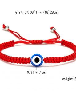 5 Style Hand Braided Lucky Red String Charm Bracelet Bracelets For Women 