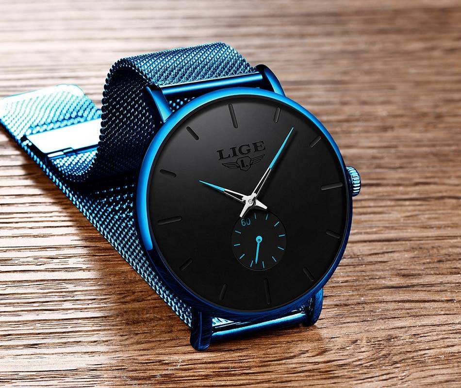 Watch Men 2020 LIGE Clearance Sale $ 14.99 Fashion Business Men Watches Top Brand Luxury Waterproof Casual Simple Quartz Watch