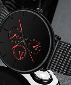 Mens Watches Male Clock Quartz Watch Casual Slim Quartz Watches 