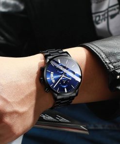 Business Casual Watches Mens Waterproof Quartz Quartz Watches 