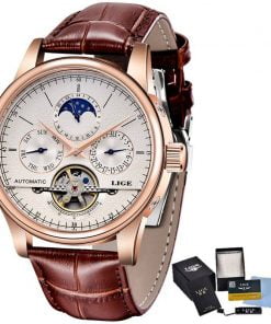 Classic Mens Retro Automatic Mechanical Watch Automatic Watches 