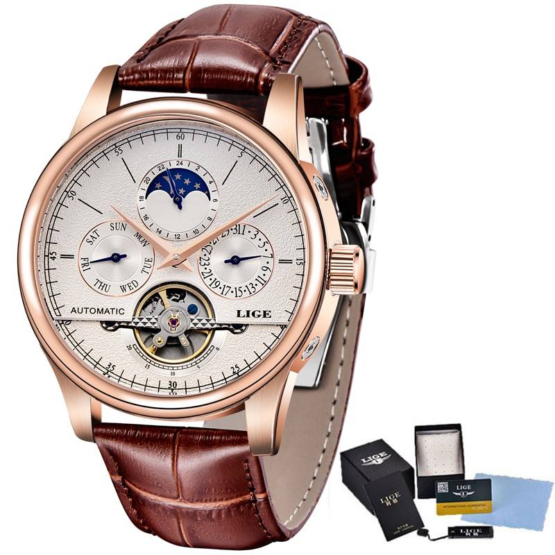 Classic Mens Retro Automatic Mechanical Watch Automatic Watches