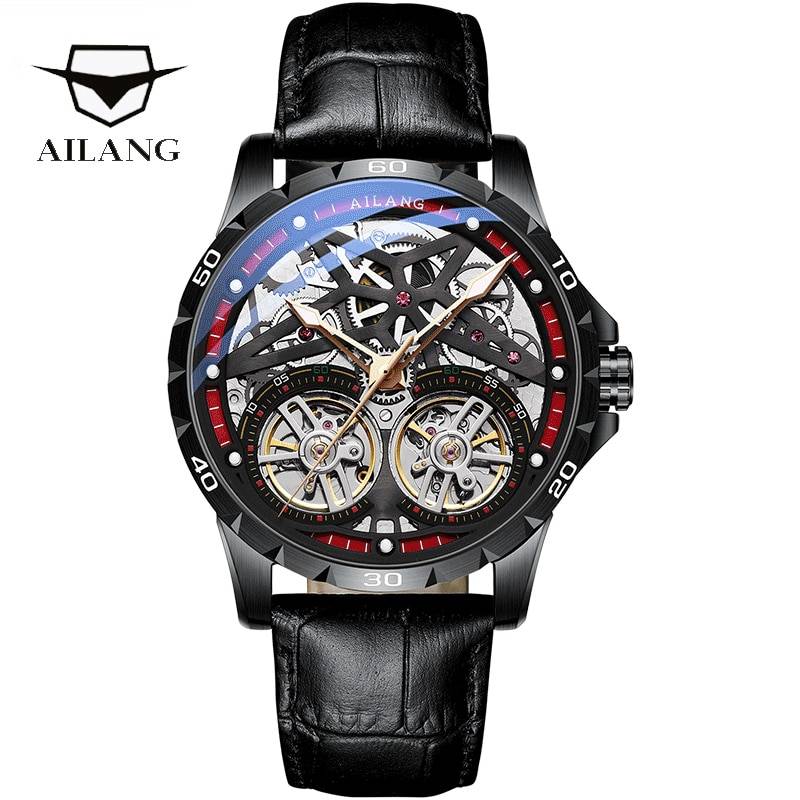 Watch Double Tourbillon Watch Automatic Hollow Automatic Watches
