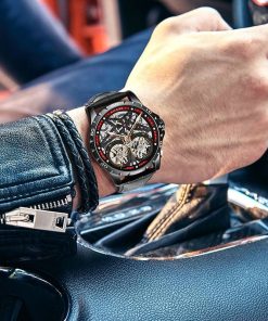 Watch Double Tourbillon Watch Automatic Hollow Automatic Watches 