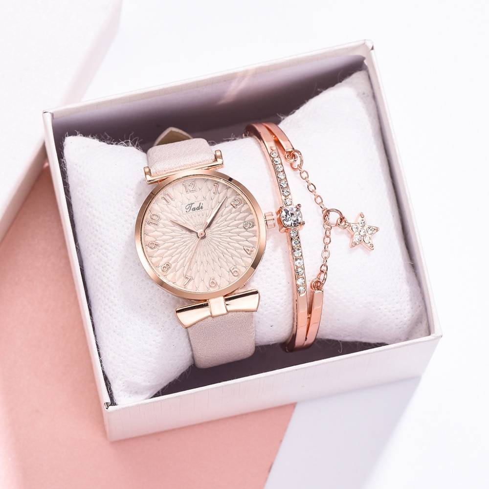 Luxury Women Bracelet Quartz Watches For Women Magnetic Watch Ladies Sports Dress Pink Dial Wrist Watch Clock Relogio Feminino