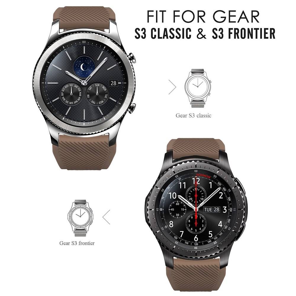 22mm Silicone Band for Samsung Galaxy Watch 46mm 42mm Sports Strap for Samsung Gear S3 Frontier/Classic active 2 Huawei Watch 2