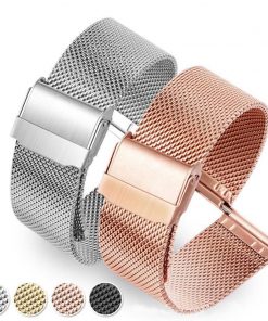 22mm 20mm Watch Band Strap for Samsung Galaxy Watch Strap 58c99d5d65c49cc7bea0c0: Black|blue|gold|pink|rose gold|silver 