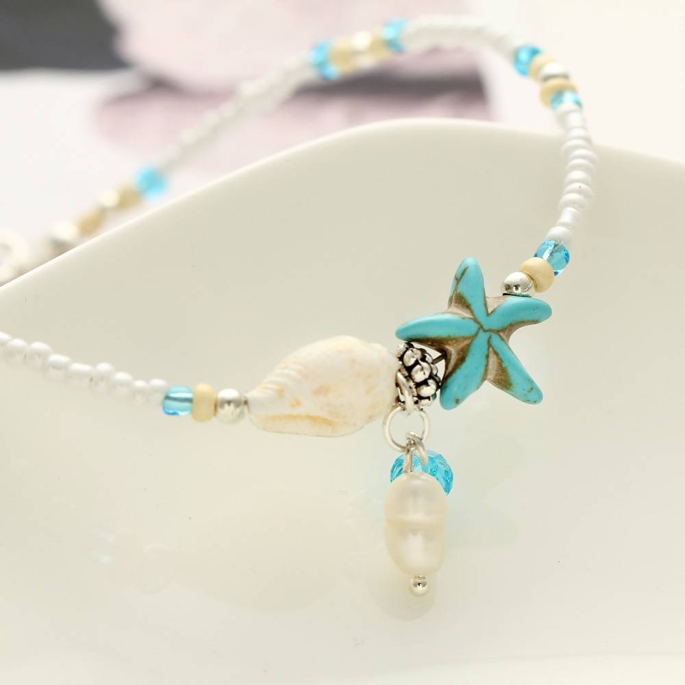 Shell Anklet Beads Starfish Anklets For Women Fashion Anklets