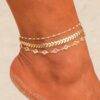 Bohemian Crystal Sequins Anklet Set Fashion Anklets