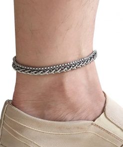 Stainless Steel Anklets For Women Beach Foot Jewelry Anklets 
