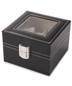 2/6/10 Slots Leather Watch Storage Box Organizer Watch Boxes 