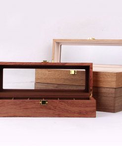 Wooden Watch Box Case Organizer Display for Men Watch Boxes 