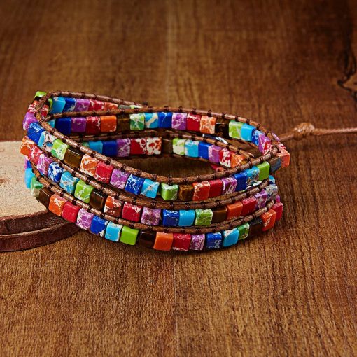 Handmade Bracelet Multicolor Natural Stone Bracelets For Women