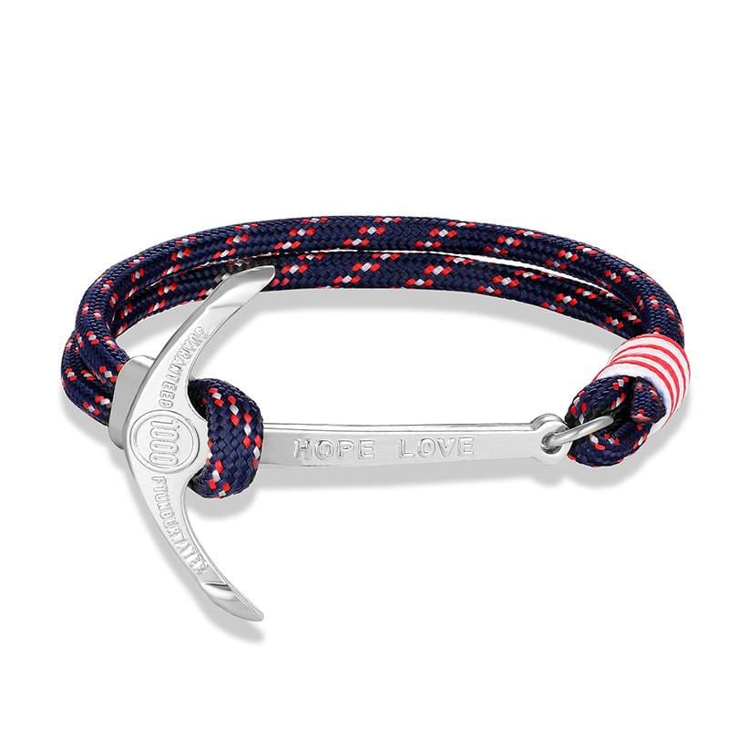 High quality fashion black anchor bracelet men's charm survival rope chain leather friendship bracelet men and women jewelry High quality fashion black anchor bracelet men's charm survival rope chain leather friendship bracelet men and women jewelry