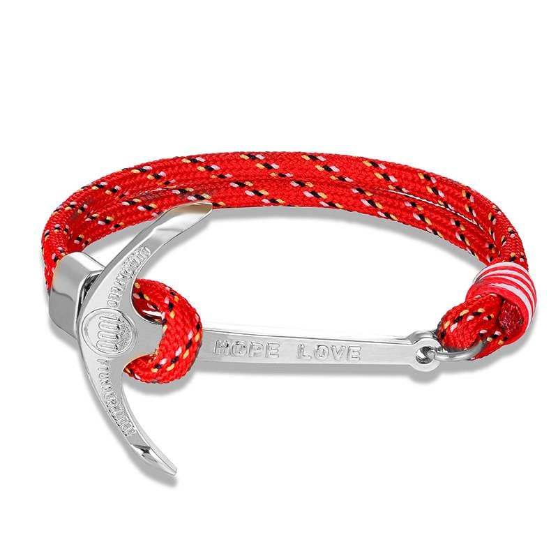 High quality fashion black anchor bracelet men's charm survival rope chain leather friendship bracelet men and women jewelry High quality fashion black anchor bracelet men's charm survival rope chain leather friendship bracelet men and women jewelry