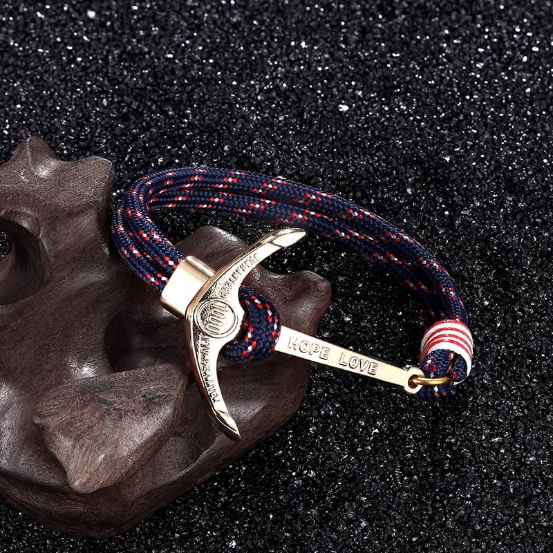 High quality fashion black anchor bracelet men's charm survival rope chain leather friendship bracelet men and women jewelry High quality fashion black anchor bracelet men's charm survival rope chain leather friendship bracelet men and women jewelry