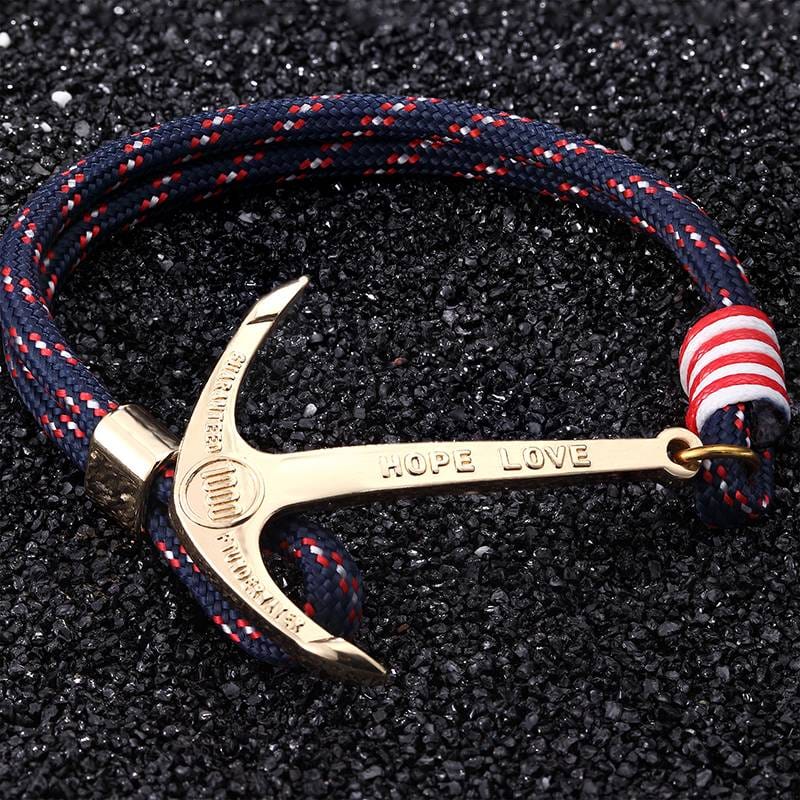 High quality fashion black anchor bracelet men's charm survival rope chain leather friendship bracelet men and women jewelry High quality fashion black anchor bracelet men's charm survival rope chain leather friendship bracelet men and women jewelry