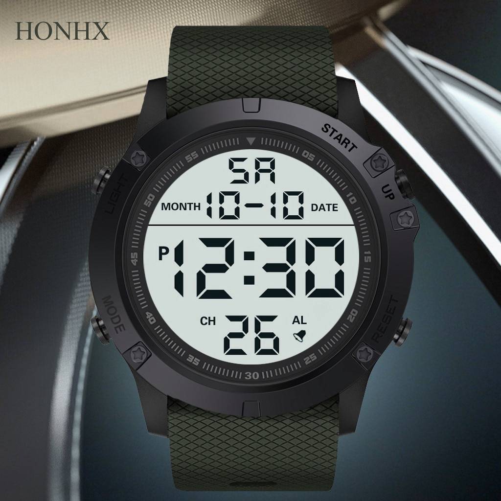 Luxury Waterproof Electronic Watches For Men Military Digital Sports Watch Men Mechanical Wristwatches Montre Homme
