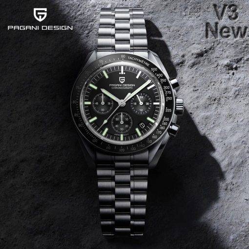 PAGANI DESIGN 2022 New Men's Watches Top Luxury Quartz Watch For Men Automatic Date Speed Chronograph Sapphire Mirror Wristwatch Quartz Watches
