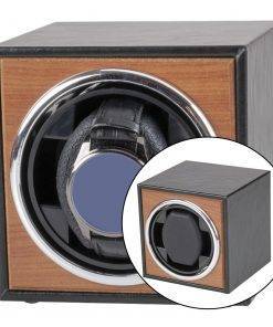 USB Battery Powered Single Watch Winder Winding Box PU Leather 2 Rotation Modes for Mechanical Watch Wristwatch Bedroom Gifts Watch Boxes 