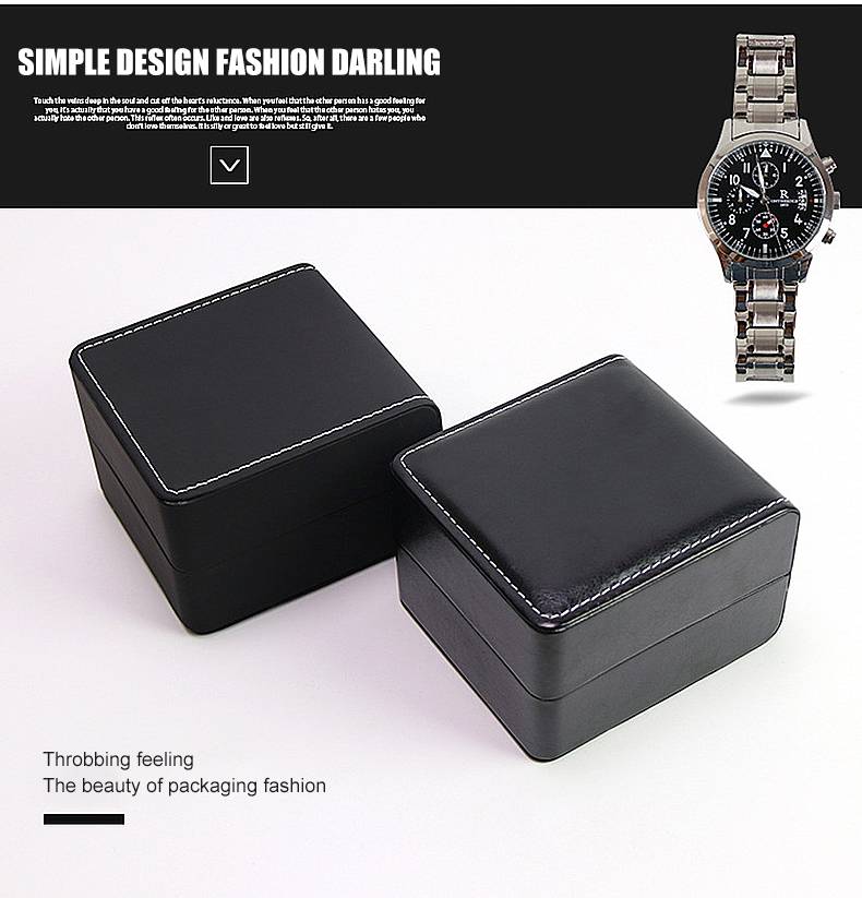 Watch Box Organizer Packaging PU Leather Watch Box High-end Watch Box Watch Storage Box Flip Display Box Jewelry Case Gift