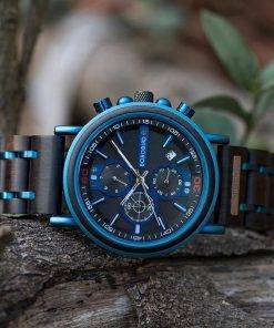 reloj hombre BOBO BIRD New Wooden Watch Men Top Brand Luxury Chronograph Military Quartz Watches for Man Dropshipping Customized Quartz Watches 