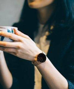 Japan Quartz Movement High Quality 36mm Hannah Martin Women Stainless Steel Mesh Rose Gold Waterproof Ladies Watch Dropshipping My Products 