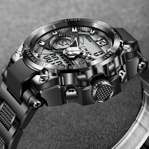 LIGE Men Military Sport Watch Quartz Watches Sports Watches