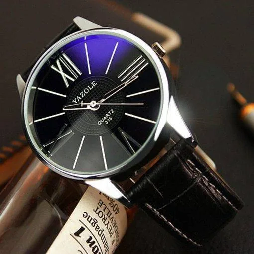 Mens Watches Top Brand Luxury 2020 Yazole Watch Men Fashion Business Quartz-watch Minimalist Belt Male Watches Relogio Masculino My Products