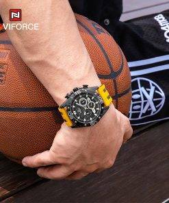 NAVIFORCE Silicone Strap Military Sport Chronograph Watche Quartz Watches Sports Watches 