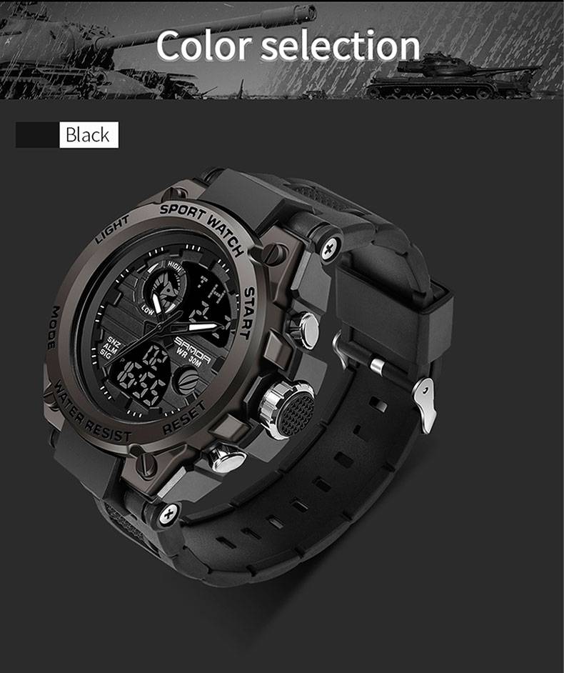 SANDA Brand G Style Men Digital Watch Shock Military Sports Watches Fashion Waterproof Electronic Wristwatch Mens 2020 Relogios