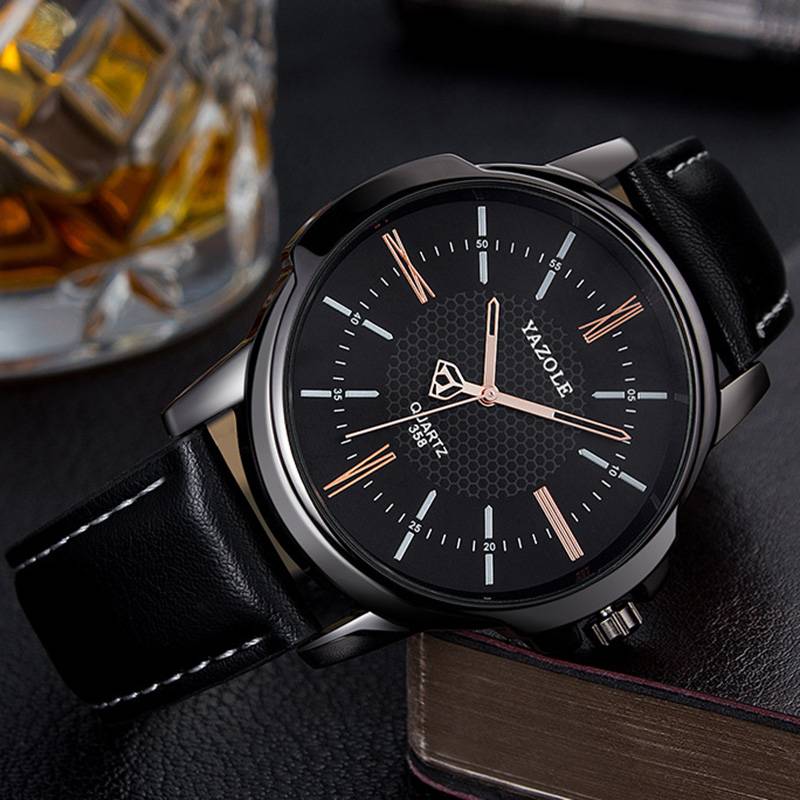 YAZOLE Mens Watches Top Brand Luxury Dress Male Clock Business Men's Wrist Watch Men Fashion Quartz Watch Relogio Masculino