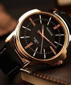 YAZOLE Mens Watches Top Brand Luxury Dress Male Clock Business Men's Wrist Watch Men Fashion Quartz Watch Relogio Masculino My Products 