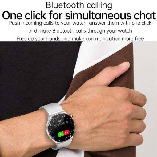 2022 New Bluetooth Call Smart Watch Men Sports Fitness Tracker Waterproof Smartwatch Large HD screen for huawei Xiaomi phone+box Sports Watches
