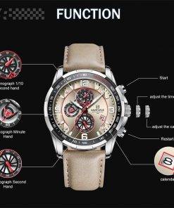 2022 Top Brand Luxury NAVIFORCE 100% Original Fashion Watch For Men Multifunction Sport Waterproof Man Quartz WristWatches Clock Sports Watches