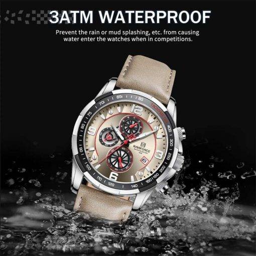 2022 Top Brand Luxury NAVIFORCE 100% Original Fashion Watch For Men Multifunction Sport Waterproof Man Quartz WristWatches Clock Sports Watches
