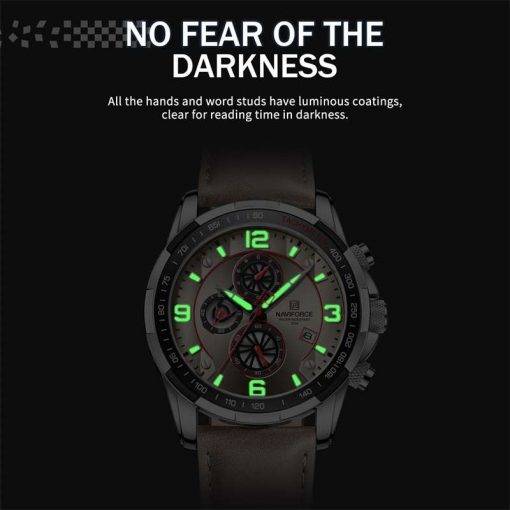 2022 Top Brand Luxury NAVIFORCE 100% Original Fashion Watch For Men Multifunction Sport Waterproof Man Quartz WristWatches Clock Sports Watches