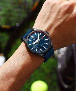 CURREN Men Watches Waterproof Luminous Top Brand Luxury Leather Casual Sports Quartz Wristwatch Military Man Watch For Men Sports Watches 