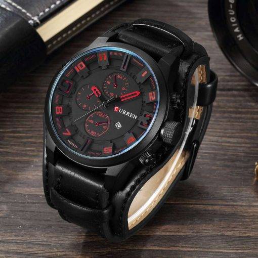 CURREN Top Brand Sport Mens Dropshipping Watches Male Clocks Date Sport Military Clock Leather Strap Quartz Men Watch Gift 8225 Quartz Watches