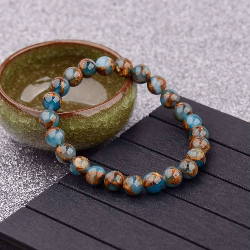 2020 New Summer Style Natural Stone Beads Bracelet Aventurine/Tiger Eye Beaded Stretch Bracelets Bangles Women Men AB176