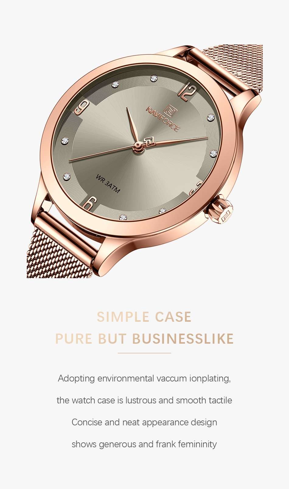 NAVIFORCE Women Watches New Fashion Luxury Brand Women's Watch Stainless Strap Quartz Wrist Watch For Female Relogio Feminino NAVIFORCE Women Watches New Fashion Luxury Brand Women's Watch Stainless Strap Quartz Wrist Watch For Female Relogio Feminino