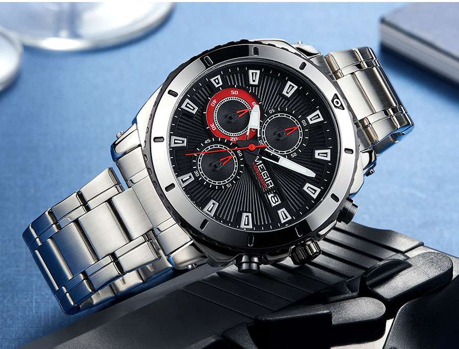 Megir Watches Men 2020 Luxury Mesh Strap Business Quartz Watch for Man Top Brand Waterproof Army Sport Wrist Watches Blue Face Megir Watches Men 2020 Luxury Mesh Strap Business Quartz Watch for Man Top Brand Waterproof Army Sport Wrist Watches Blue Face