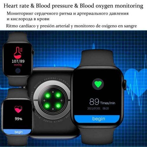 CHYCET IWO Smart Watch Men Women Series 7 Smartwatch 2022 X8max Bluetooth Call Sports Heart Rate Fitness Tracker For Android IOS Sports & Smartwatches Sports & Smartwatches