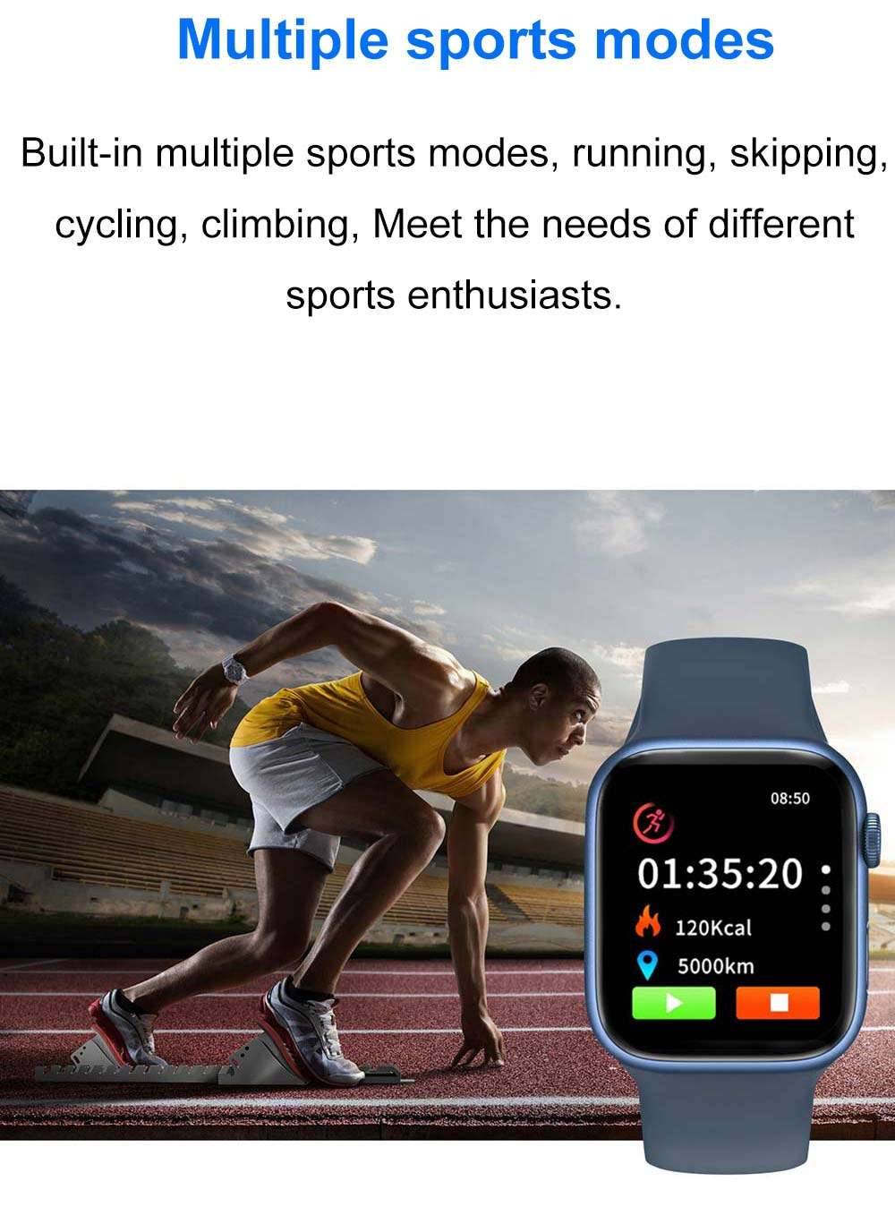 CHYCET IWO Smart Watch Men Women Series 7 Smartwatch 2022 X8max Bluetooth Call Sports Heart Rate Fitness Tracker For Android IOS