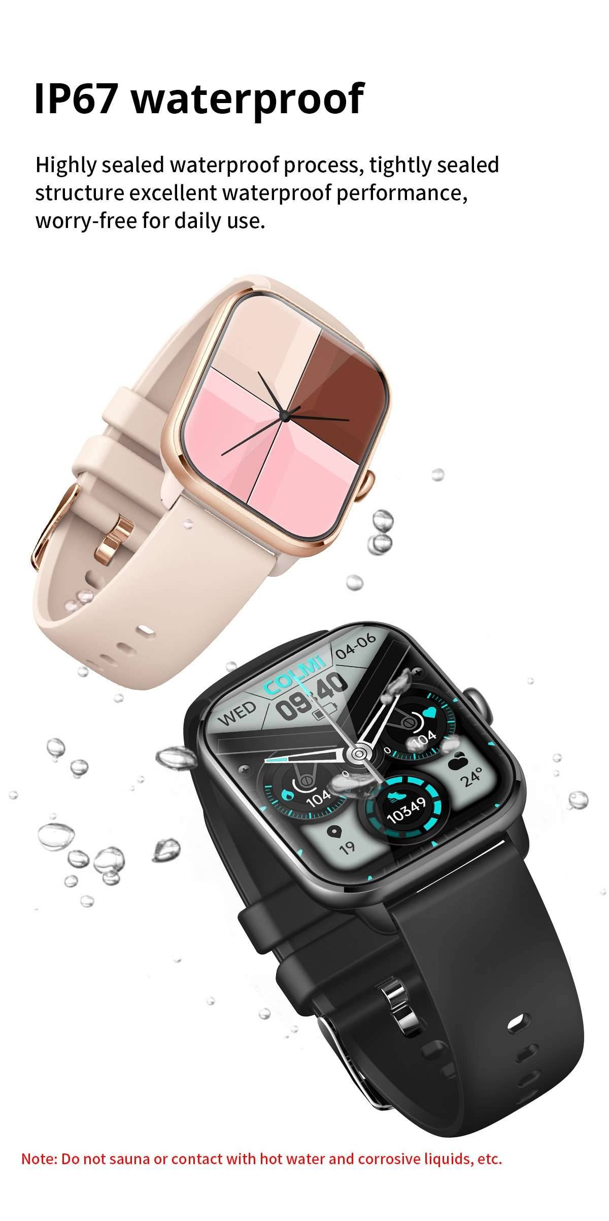 COLMI C61 Smartwatch 1.9 inch Full Screen Bluetooth Calling Heart Rate Sleep Monitor 100+ Sport Models Smart Watch For Men Women COLMI C61 Smartwatch 1.9 inch Full Screen Bluetooth Calling Heart Rate Sleep Monitor 100+ Sport Models Smart Watch For Men Women