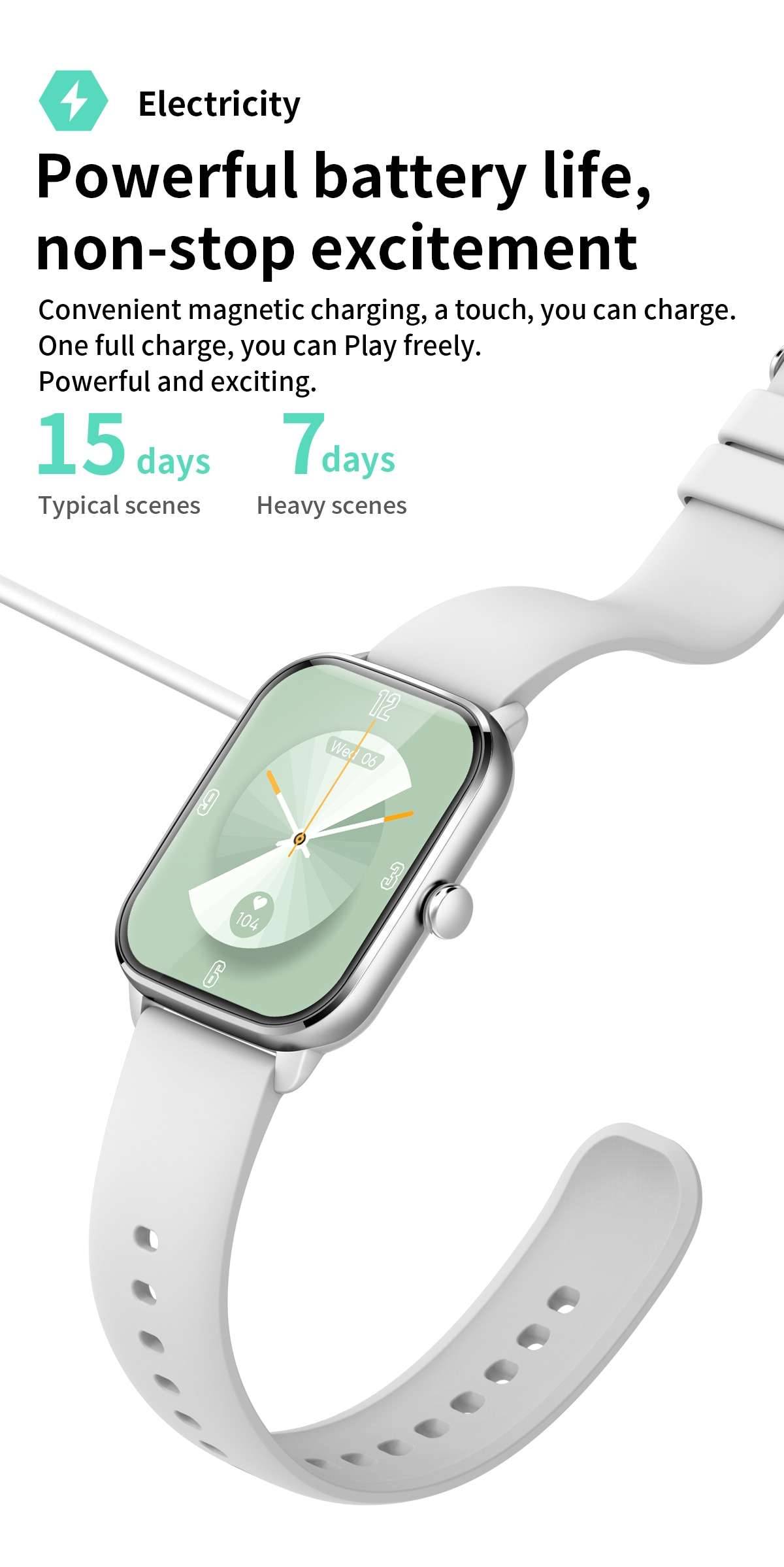 COLMI C61 Smartwatch 1.9 inch Full Screen Bluetooth Calling Heart Rate Sleep Monitor 100+ Sport Models Smart Watch For Men Women COLMI C61 Smartwatch 1.9 inch Full Screen Bluetooth Calling Heart Rate Sleep Monitor 100+ Sport Models Smart Watch For Men Women